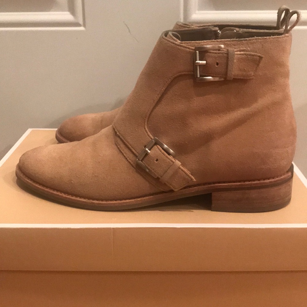 Michael Kors suede booties
